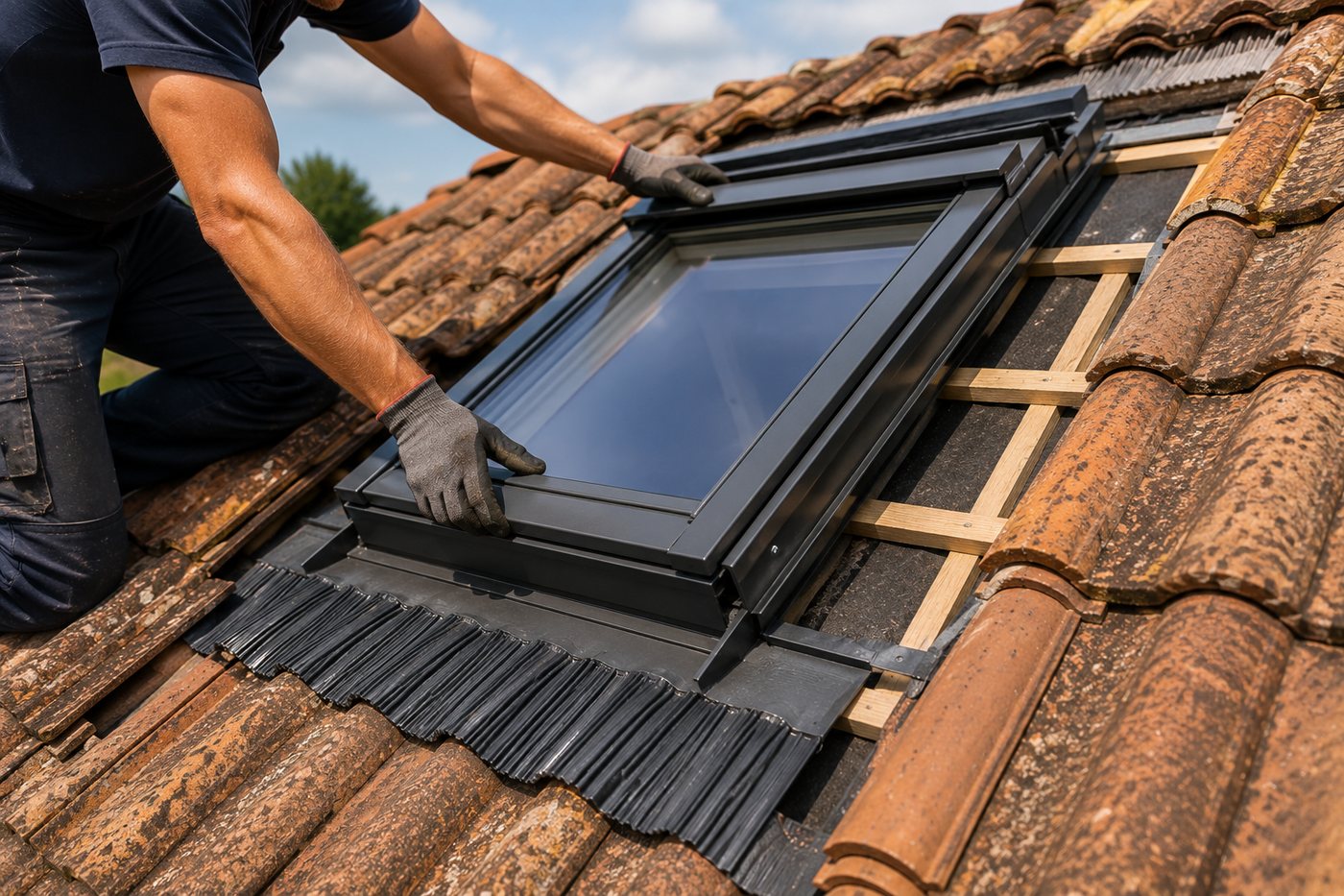 Installation et remplacement de Velux par Ets Le Coz à Saint-Pierre-es-Champs